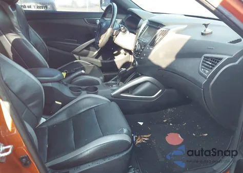 2016 Hyundai Veloster Turbo from USA, damaged, VIN KMHTC6AE9GU258792